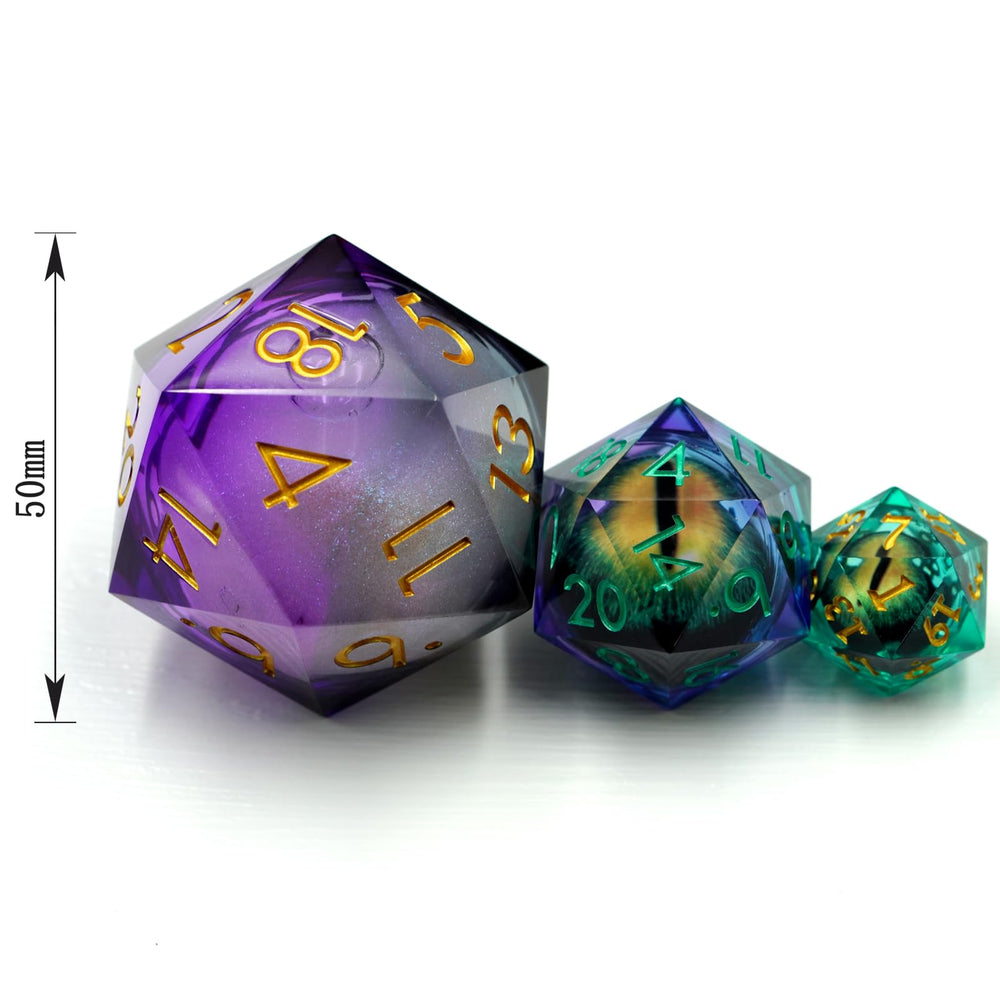Maywin sharp-edge dice with precision mirror polish boosts legibility.
