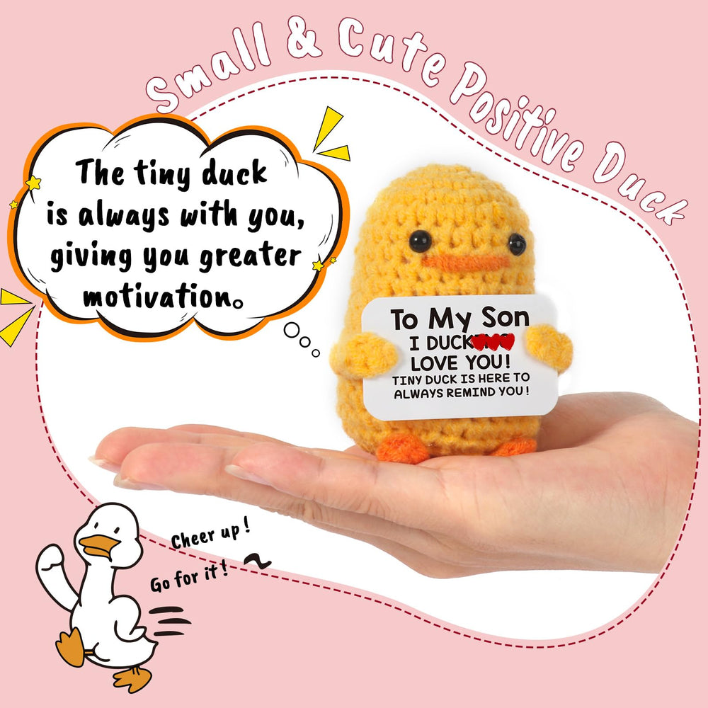 MBL crochet duck desk companion adds cheer to study sessions