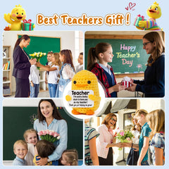 MBL crochet duck office decor gift for teachers