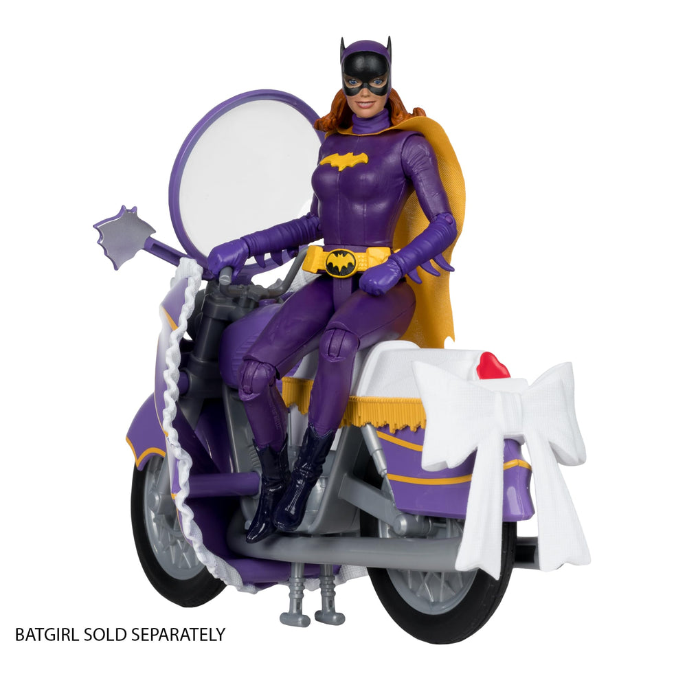 McFarlane DC Retro Batgirl Cycle detailed paint for collectors' shelves