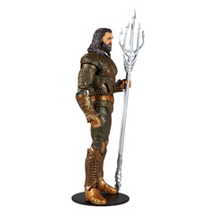 McFarlane Toys Aquaman 7-inch figure art card front with movie photo