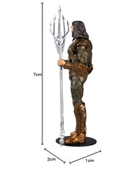 McFarlane Toys Aquaman 7-inch figure with trident and base for versatile setup
