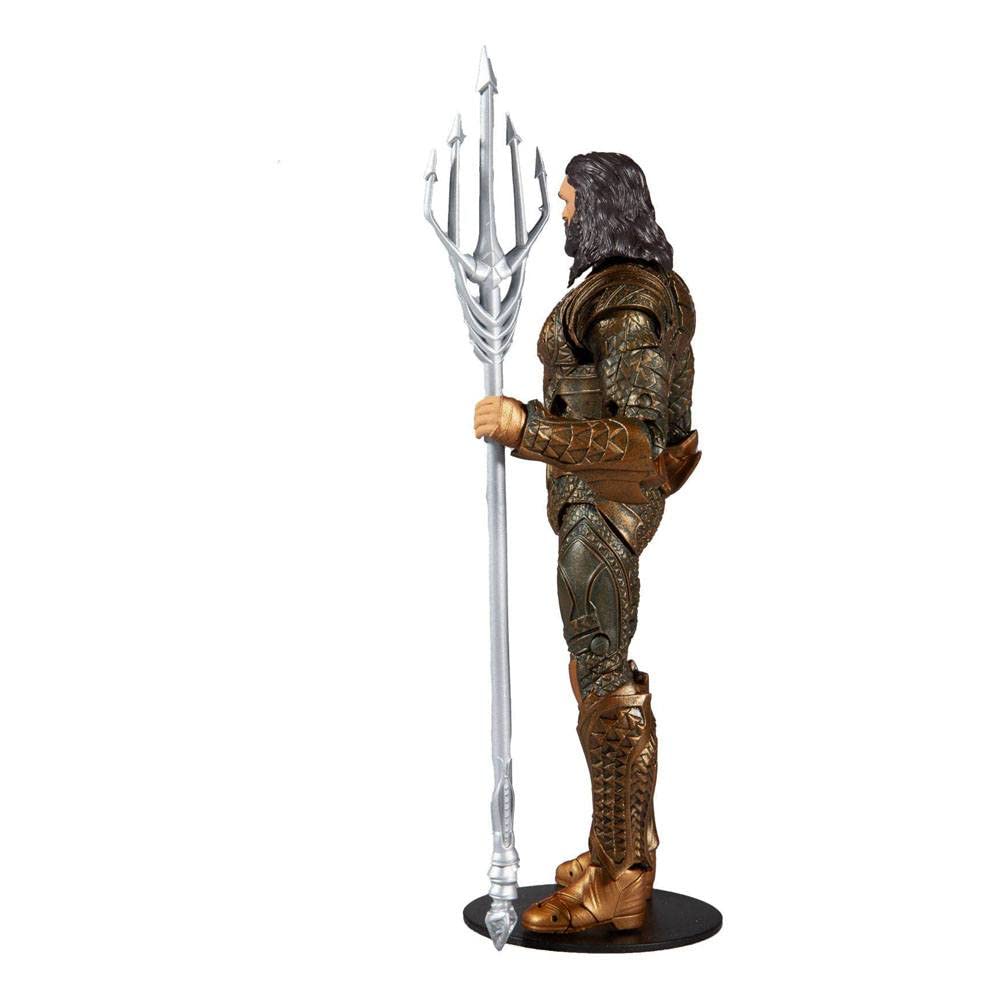 McFarlane Toys Aquaman 7-inch figure with trident for dynamic poses