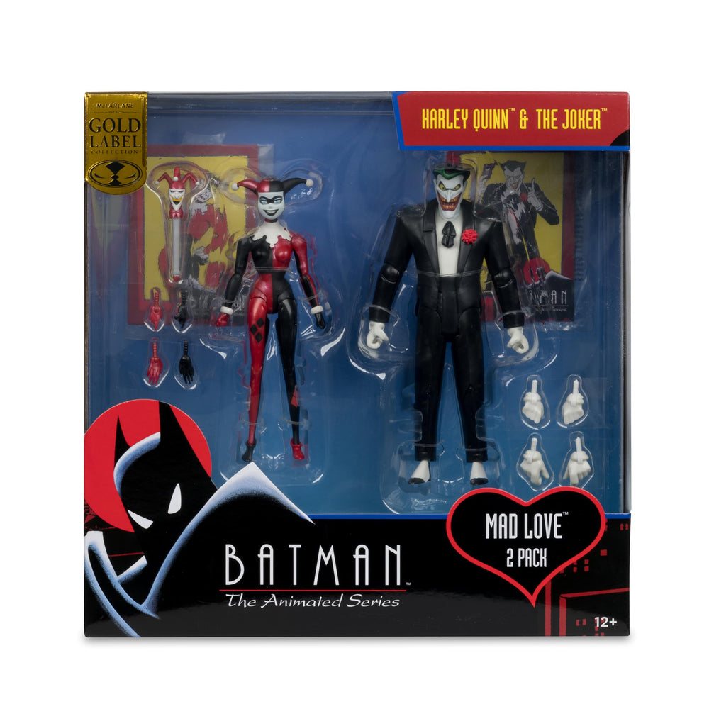 McFarlane Toys collectible art cards featuring both characters.