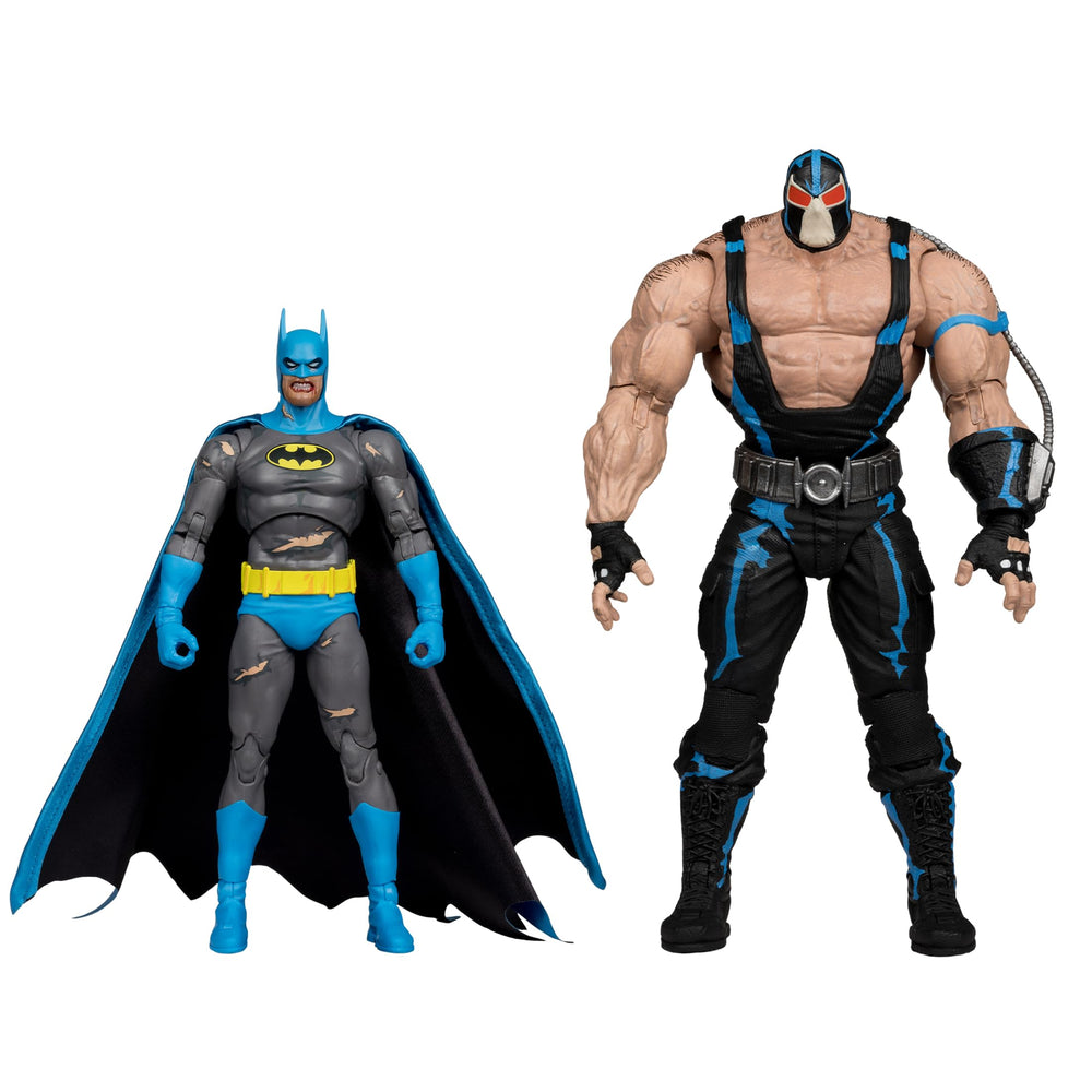 McFarlane Toys Batman vs Bane wired cloak cape adds realistic drape