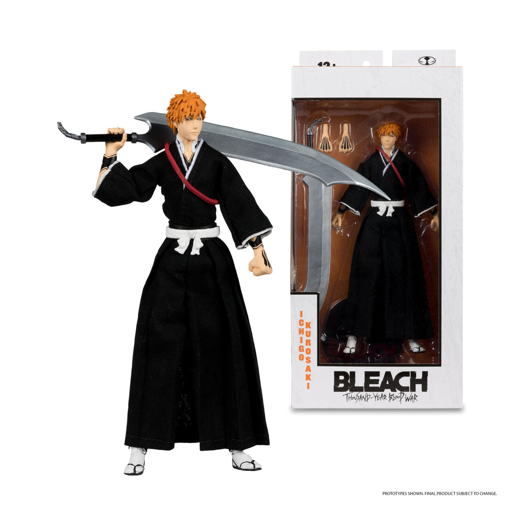 Bleach 7-inch figure accessory set featuring hands, sword, and display base
