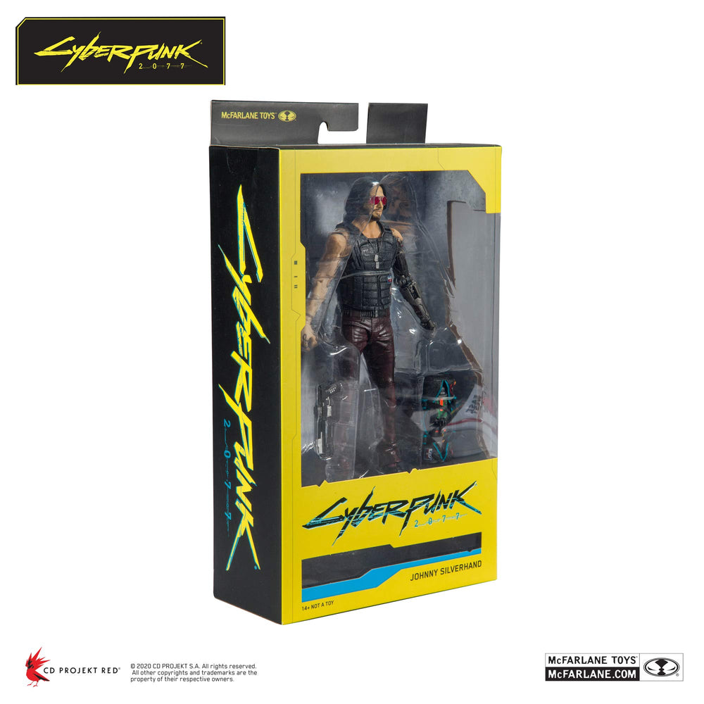 McFarlane Toys Johnny Silverhand on display base for diorama-style setups