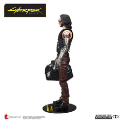 McFarlane Toys Cyberpunk 2077 Johnny Silverhand Variant side profile highlighting poseability
