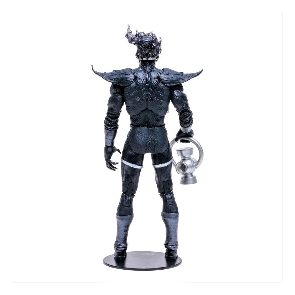 McFarlane Toys Deathstorm articulation detail enables action poses.