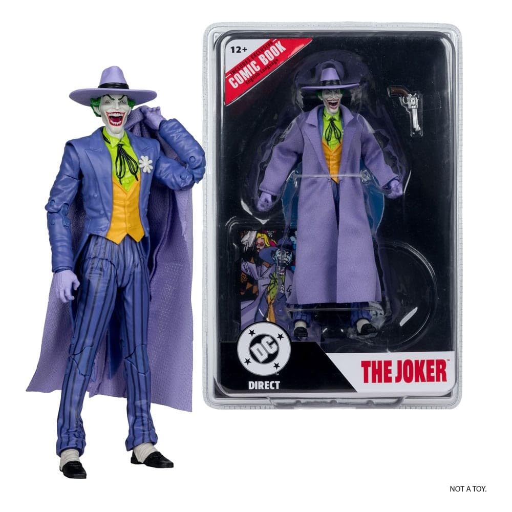McFarlane Toys Joker base provides stable support for dioramas