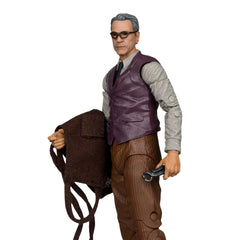 Alfred Pennyworth DC Multiverse figure with 22-point articulation for versatile poses.