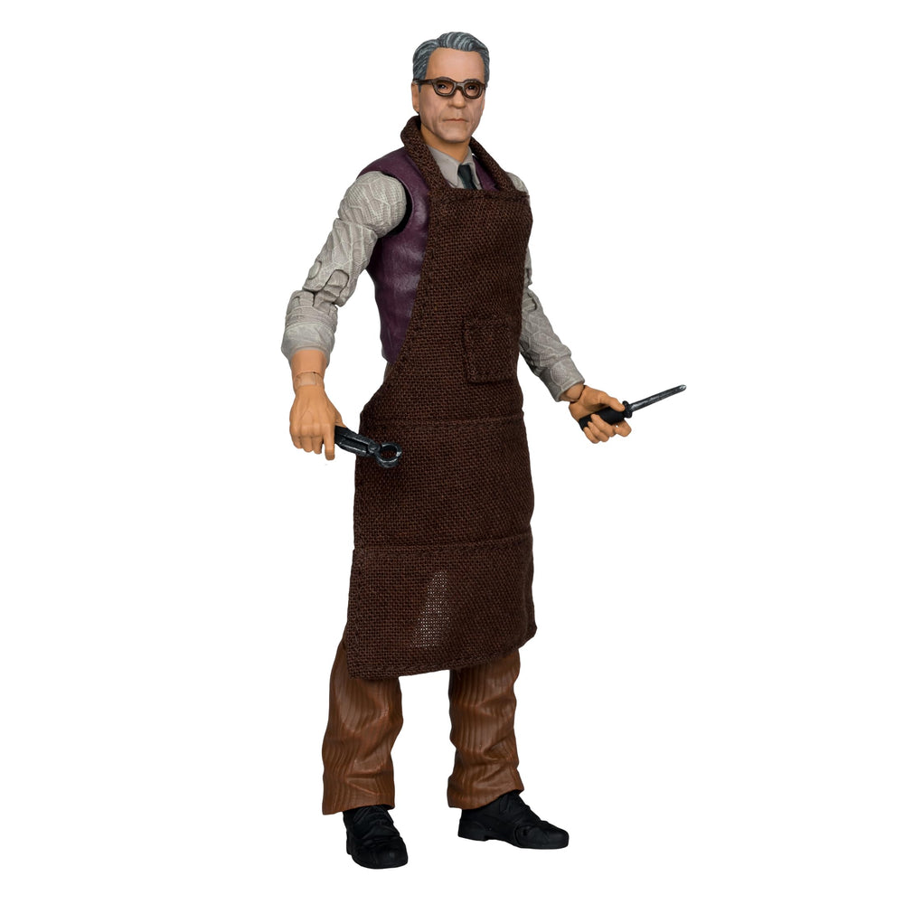 McFarlane Toys DC Multiverse Alfred Pennyworth figure front view for dynamic posing and display.