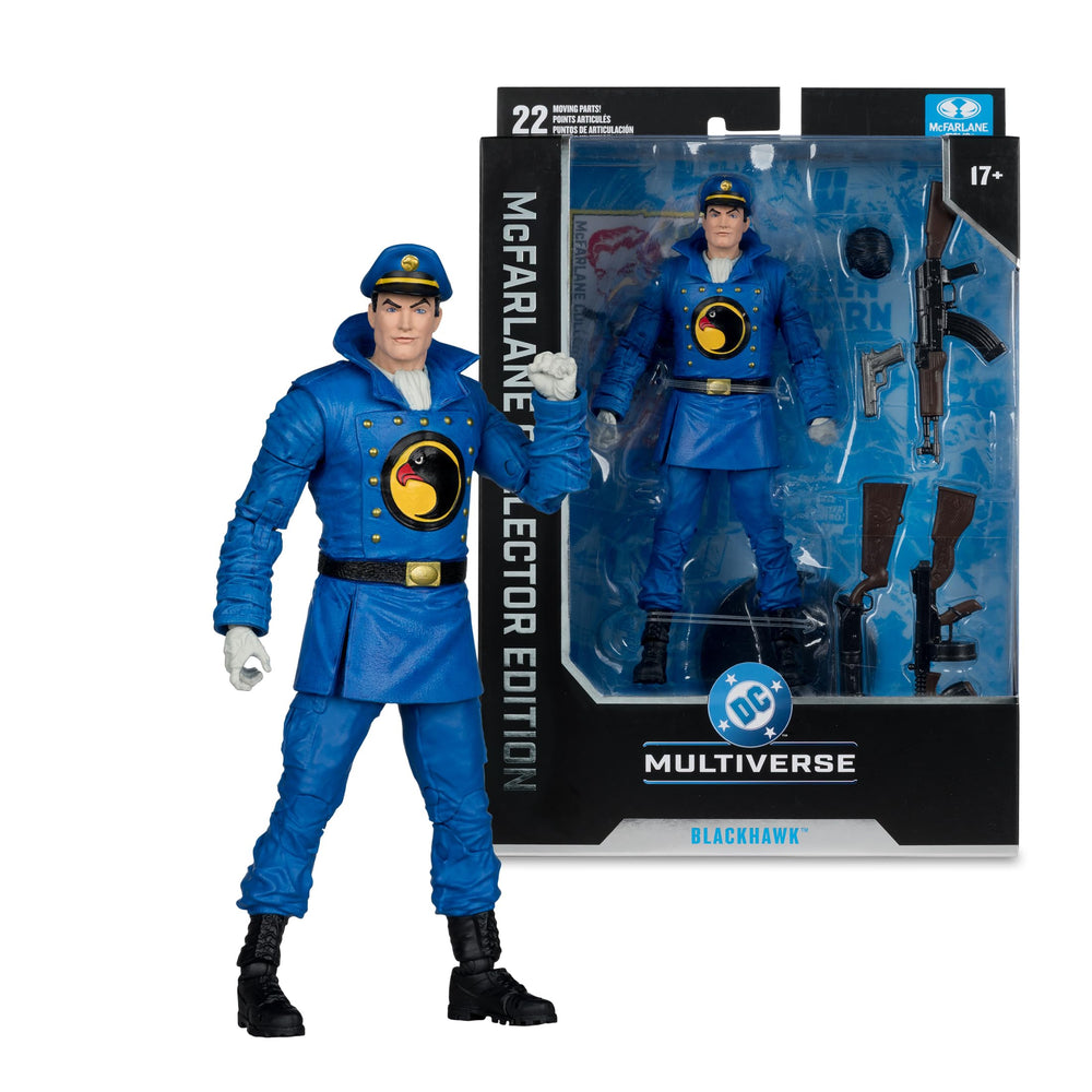 McFarlane Toys Blackhawk art card front provides collectible artwork