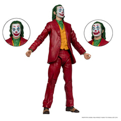 McFarlane Joker figure with interchangeable hands supports varied display poses