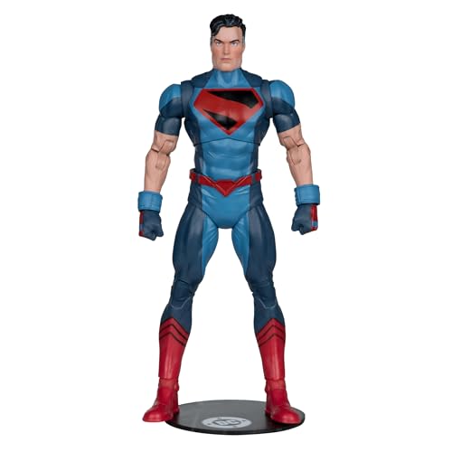 McFarlane Toys DC Multiverse Superman Authority art card showcases art and biography