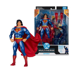McFarlane Toys Superman 22-point articulation close-up on joints for dynamic posing