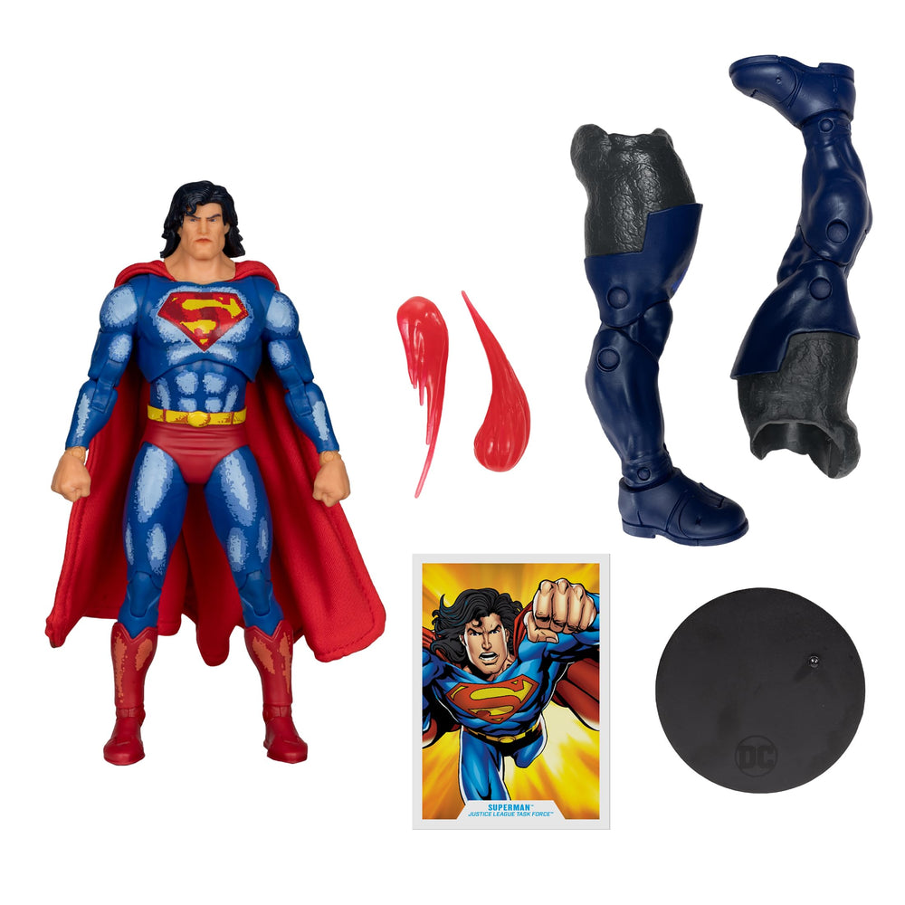 McFarlane Toys Superman DC Multiverse attack effects included for dramatic battles
