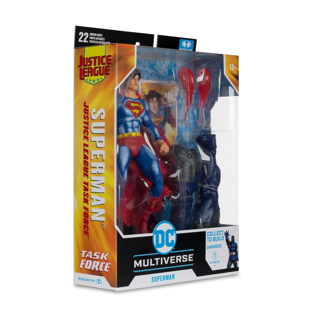 McFarlane Toys Superman cape detail highlighted for premium sculpt