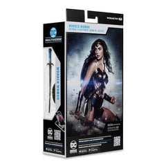 Collection-ready Wonder Woman BVS figure note for display planning