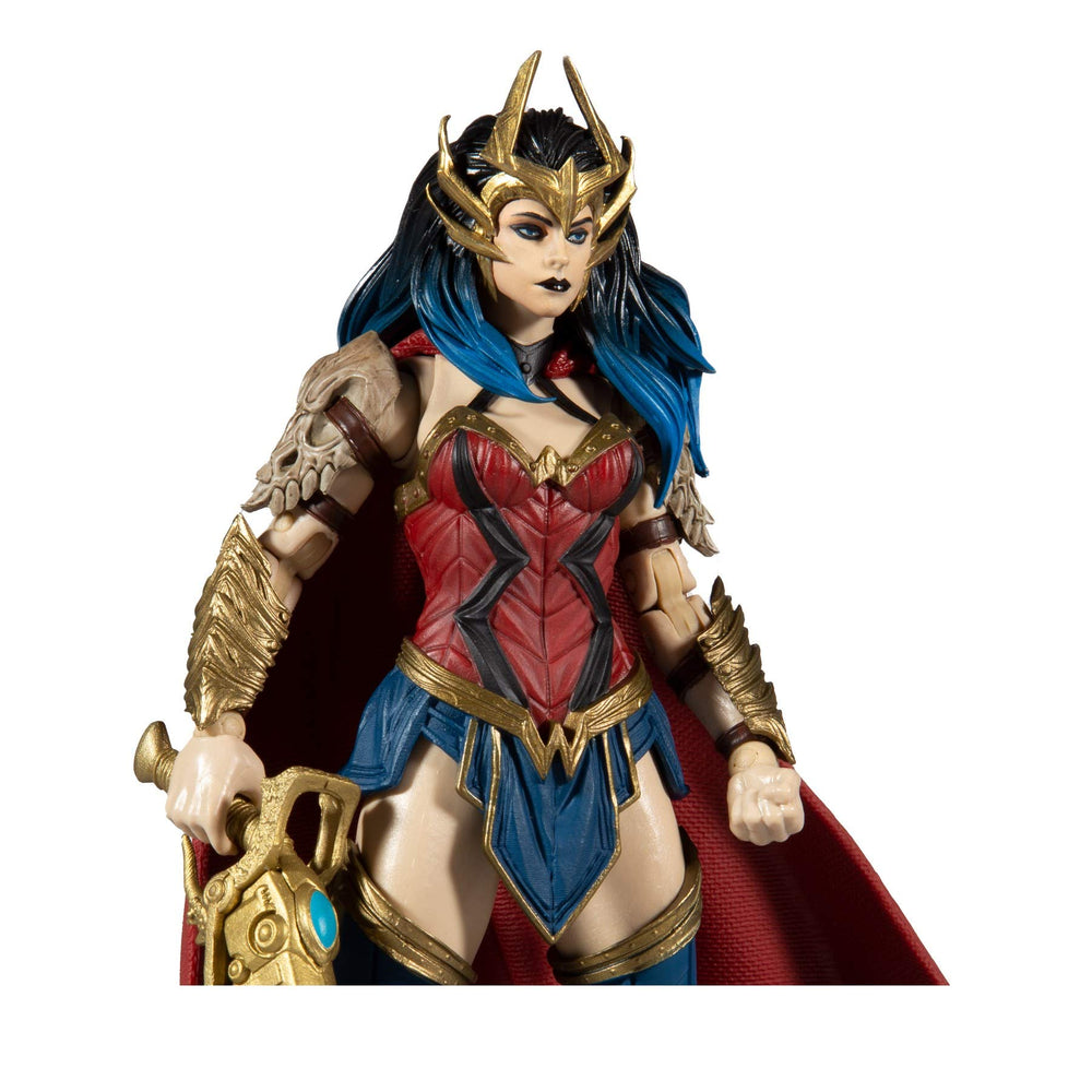 McFarlane Toys Wonder Woman DC Multiverse back view showing intricate sculpt and paint