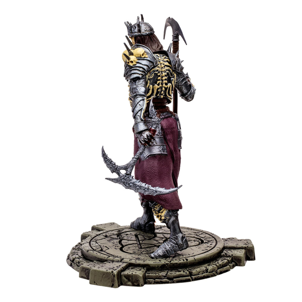 McFarlane Toys Diablo IV Bone Spirit Necromancer armour detail adds realism.