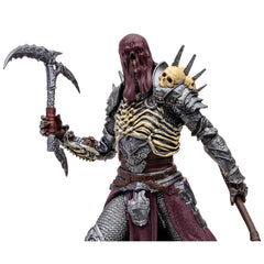 McFarlane Toys Diablo IV Bone Spirit Necromancer interchangeable head enables customization.