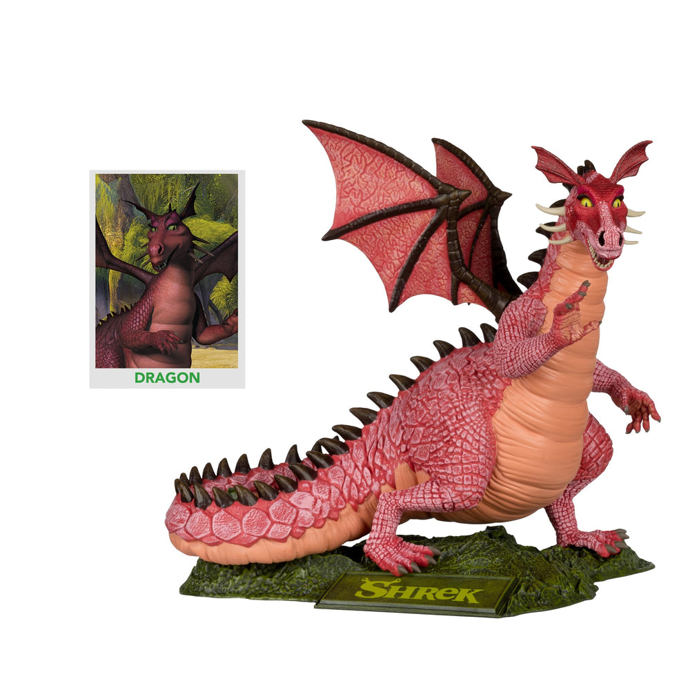 McFarlane Toys DreamWorks Dragon Shrek 12in PVC figure showcases detailed sculpt and pose.