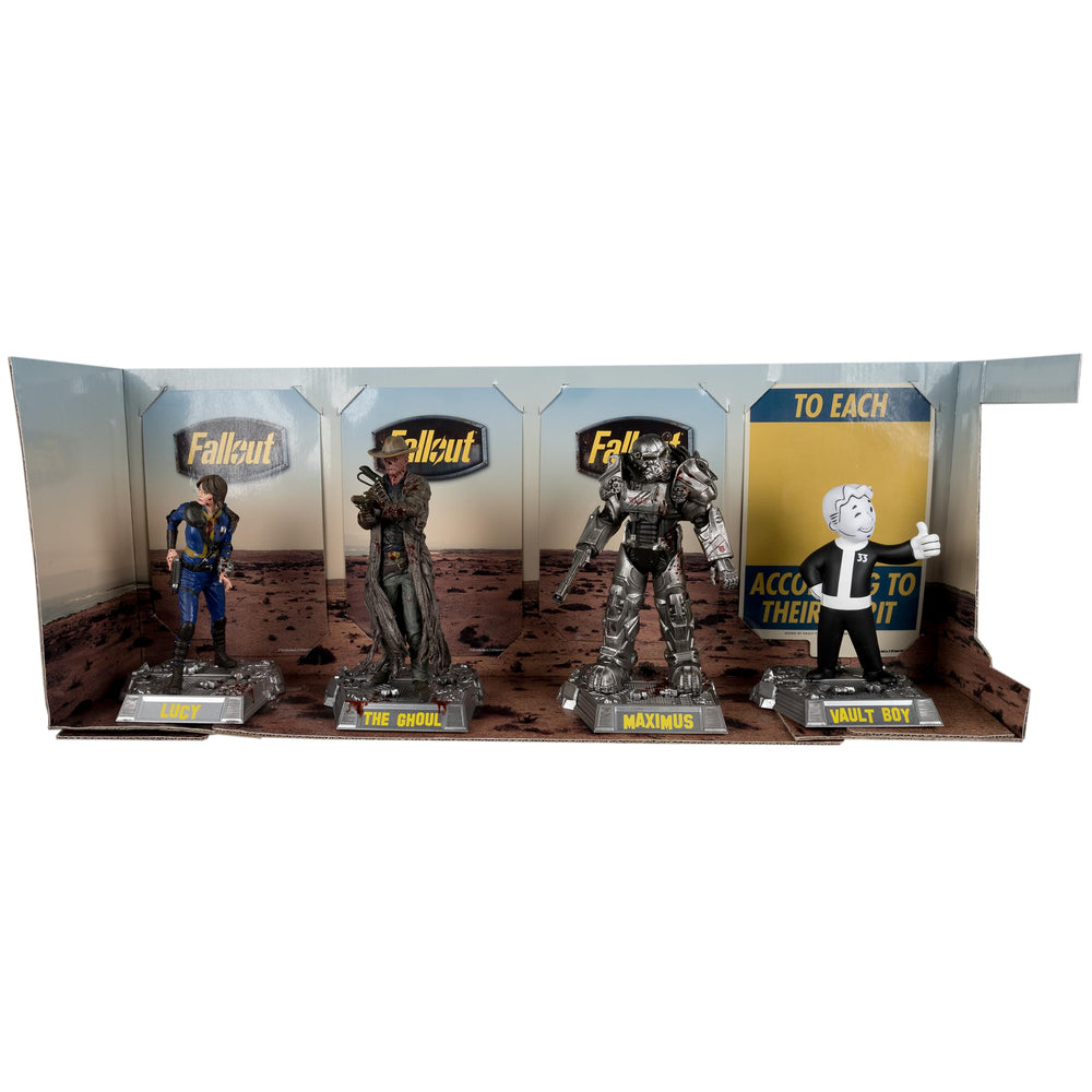 McFarlane Fallout Maximus 6in posed figure with detailed sculpt for shelf display.