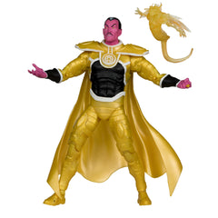 McFarlane Toys Sinestro Parallax back view showing cape and dynamic pose