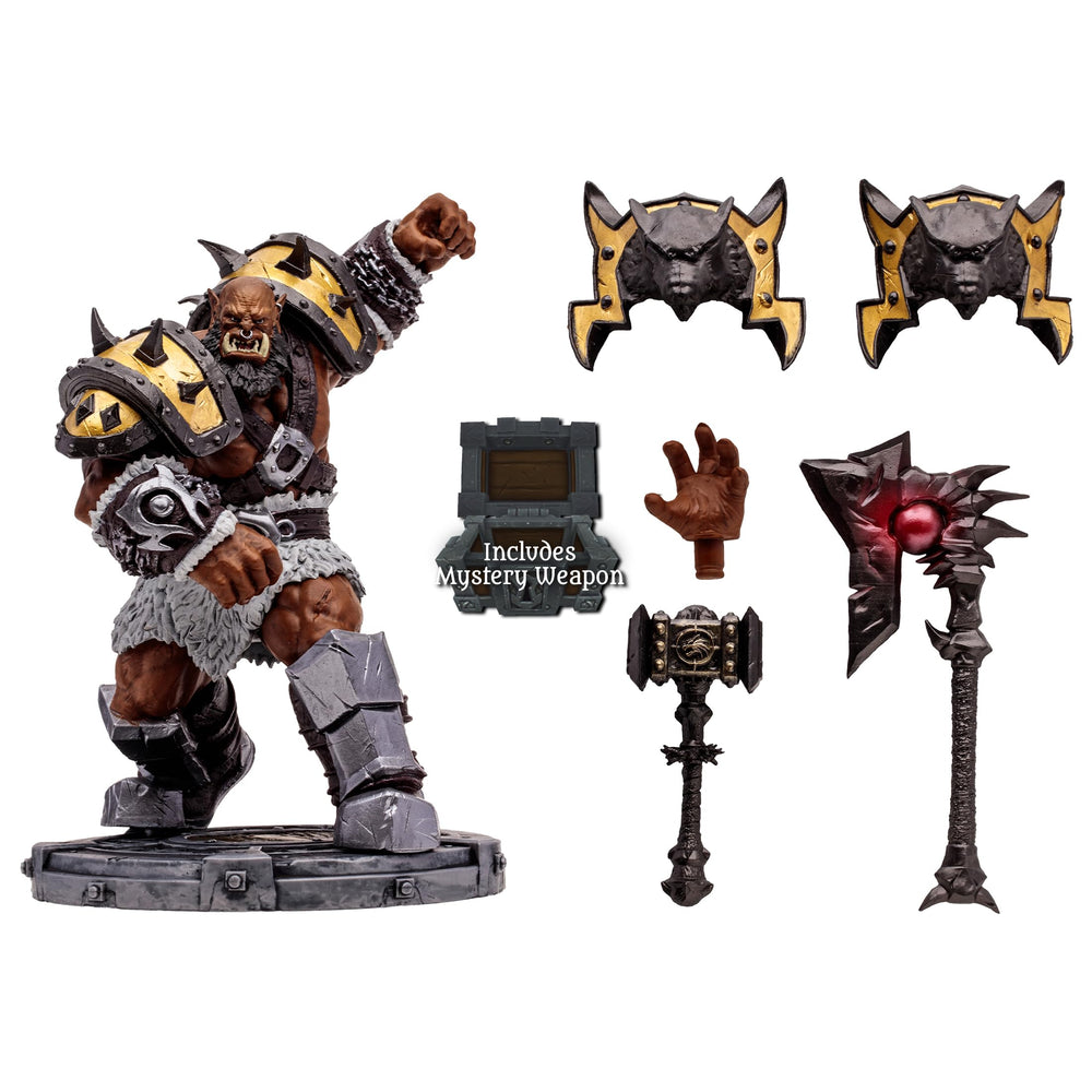 Interchangeable armor pieces for McFarlane Orc Warrior/Shaman figure