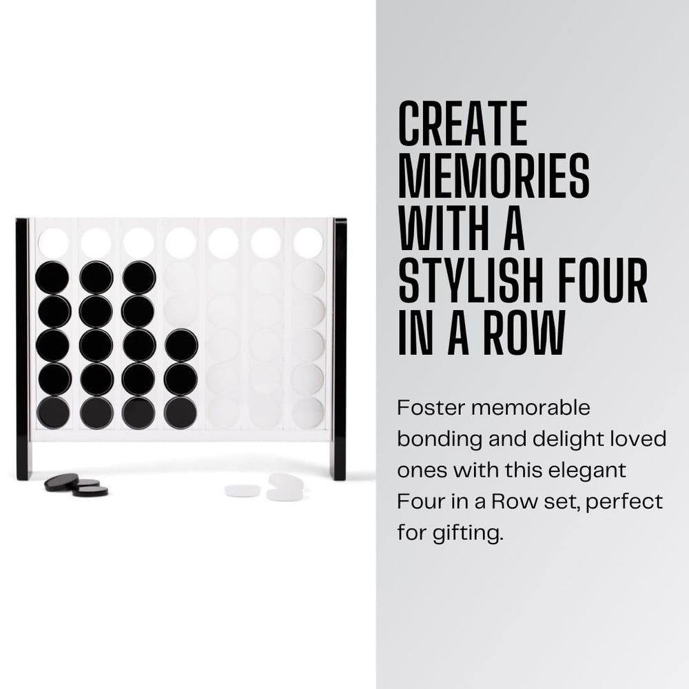 MC Marble Cultures four in a row on coffee table invites quick, engaging matches