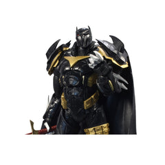 McFarlane Batman vs Azrael armor-suit close-up highlighting textures