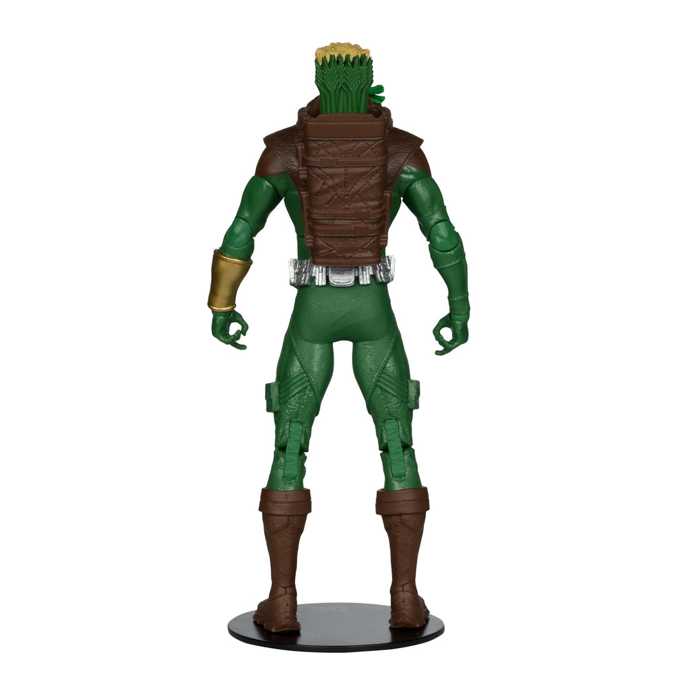McFarlane Green Arrow gold label close-up highlighting paint detail