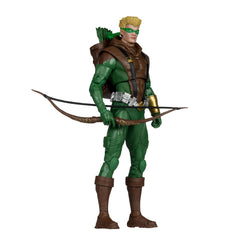 McFarlane Green Arrow DC Multiverse figure in archery pose for display