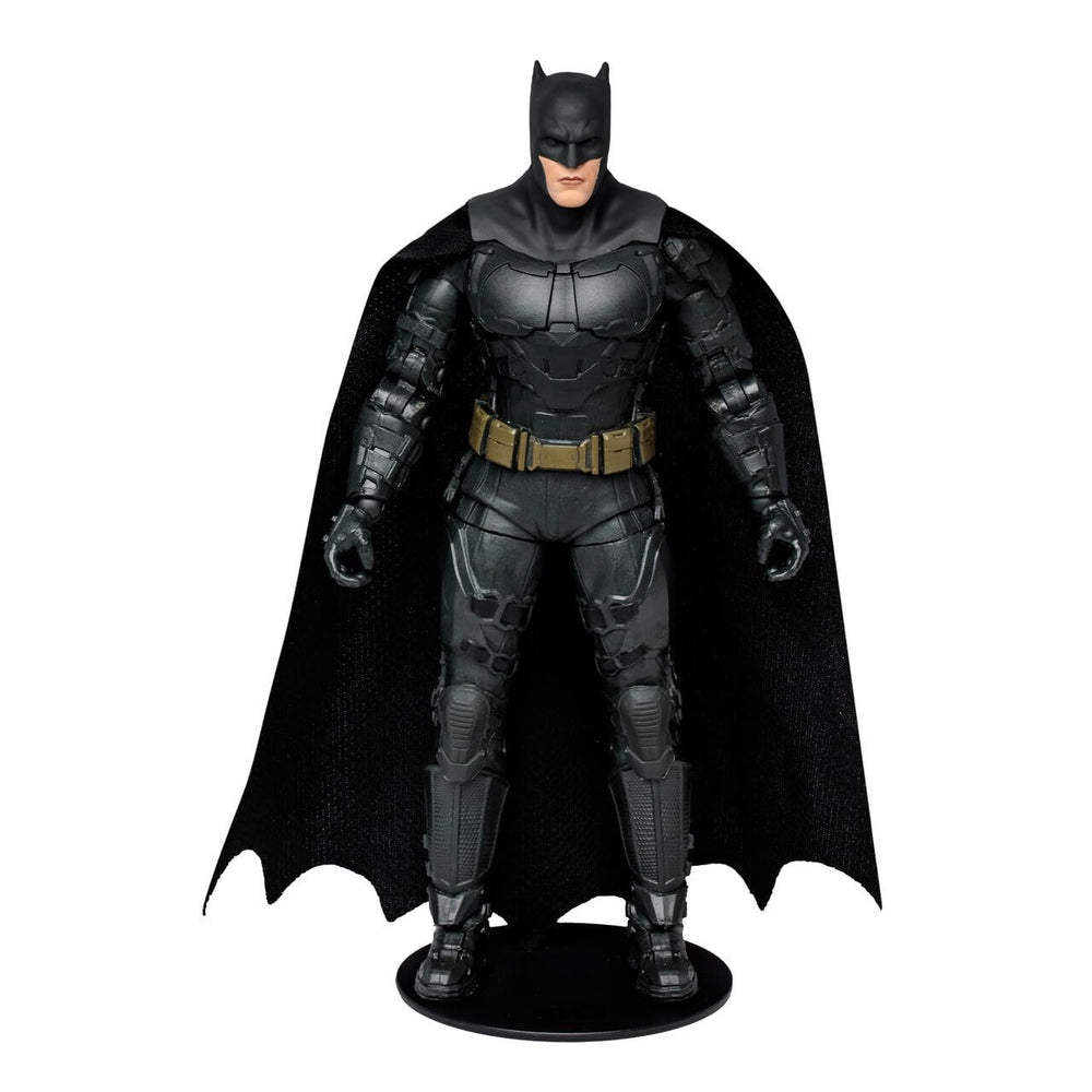 McFarlane Toys Batman cape detail emphasizes fabric texture.