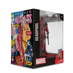 New Mutants scene backdrop enhances storytelling on the shelf with Deadpool.