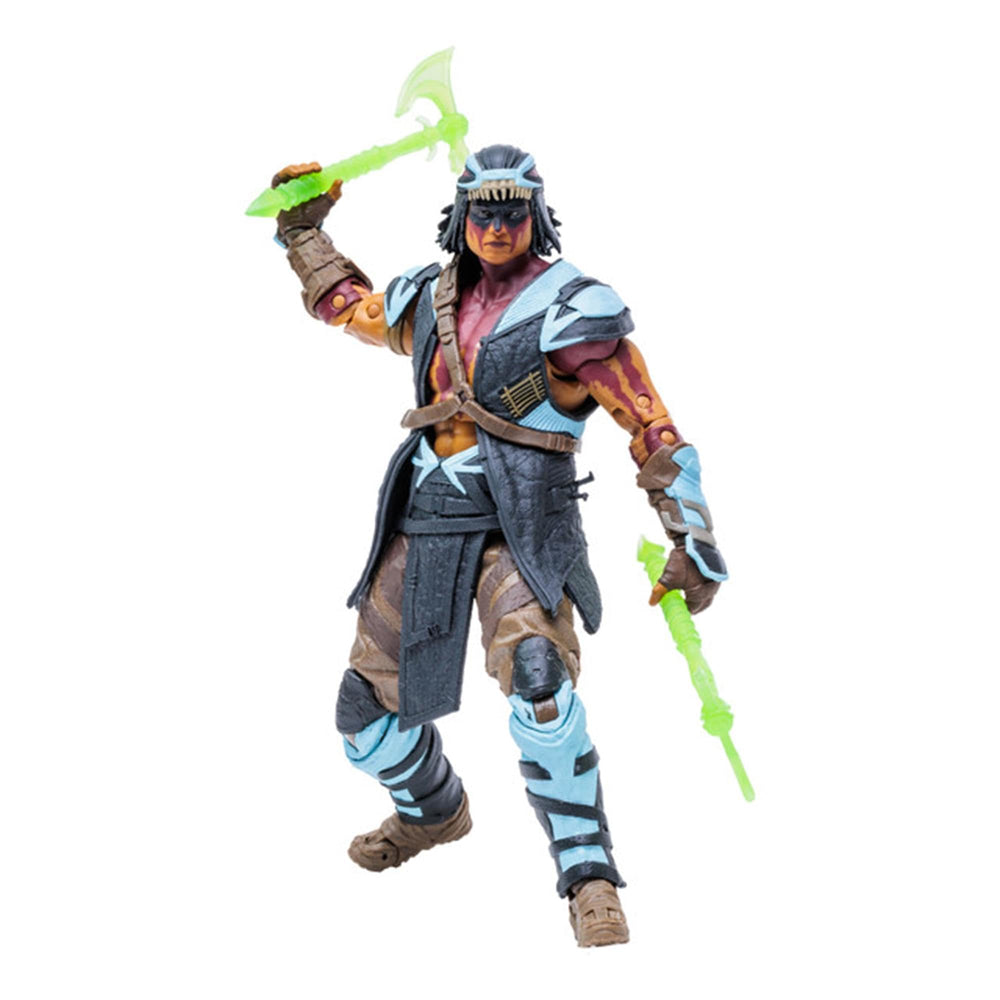 McFarlane Nightwolf base stand provides stable posing options