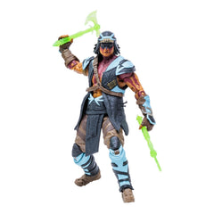 McFarlane Nightwolf base stand provides stable posing options