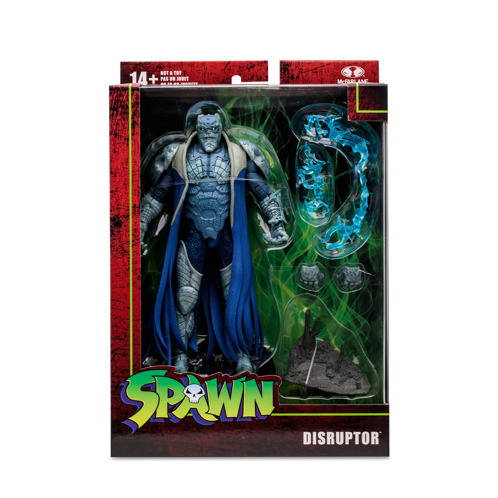 McFarlane Toys Spawn Disruptor articulation details enable expressive action.