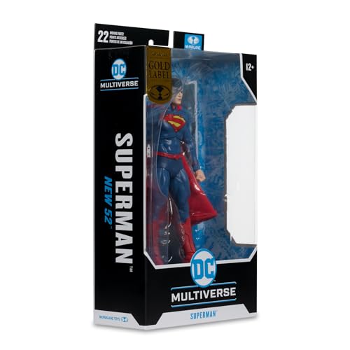McFarlane Superman New 52 Gold Label dynamic pose-ready figure for dramatic scenes