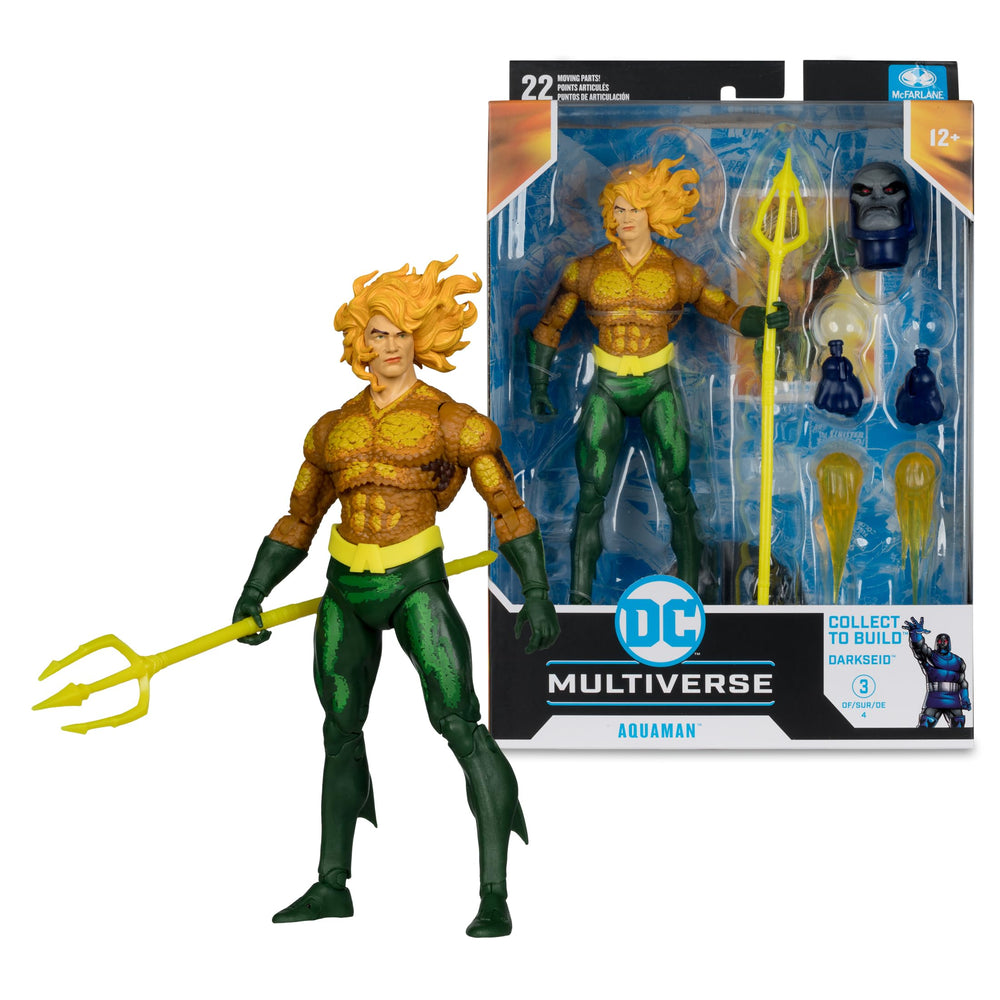 Aquaman art card front shows collectible character art.