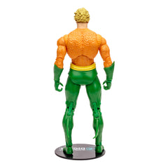 McFarlane Toys Aquaman DC Classic figure display base included for stability.
