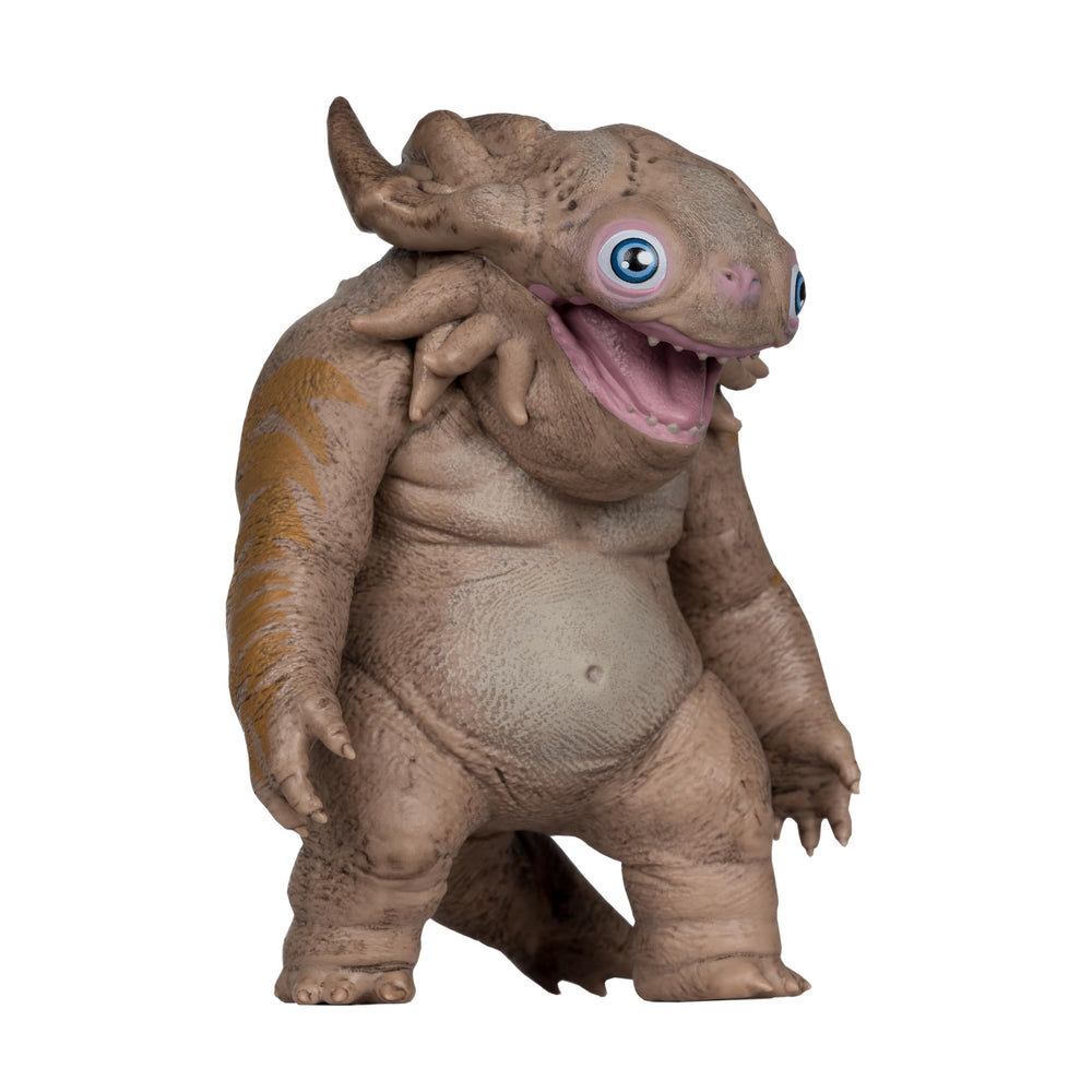 McFarlane Toys Baby Kaiju figure; detail close-up shows textured skin and paint work.