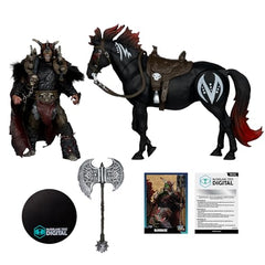 Bloodaxe axe accessory enhances authentic posing for display