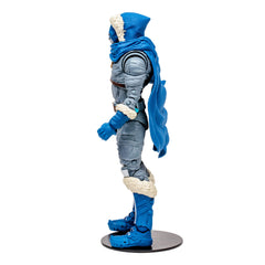 Art card back with biography for Captain Cold from McFarlane Toys.
