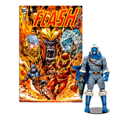 McFarlane Toys Captain Cold figure front view with detailed sculpt for display.