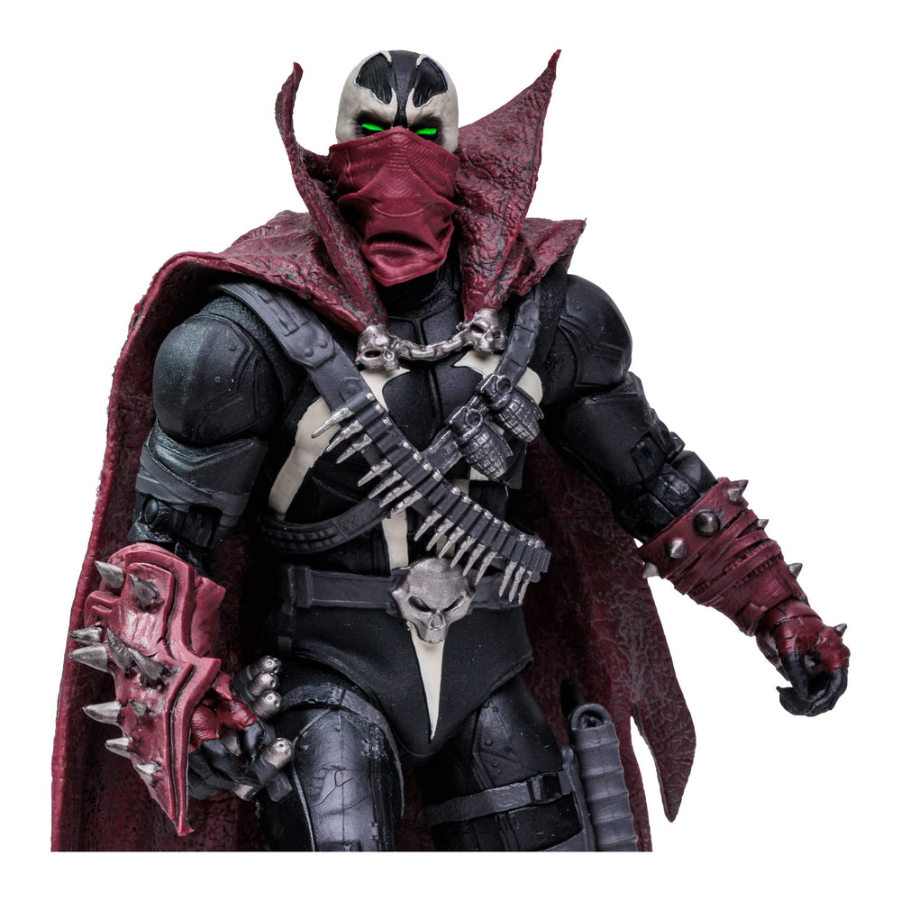McFarlane Toys Commando Spawn includes necroplasm hellfire pieces for dramatic display.