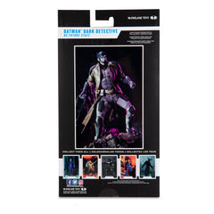 McFarlane Toys Dark Detective shoulder armor detail showing premium sculpt