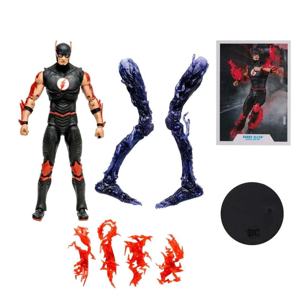 Barry Allen shown with Darkest Knight build-a legs for expanded display
