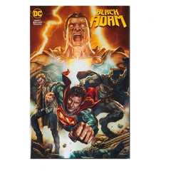 McFarlane Toys Superman art card with biography on back